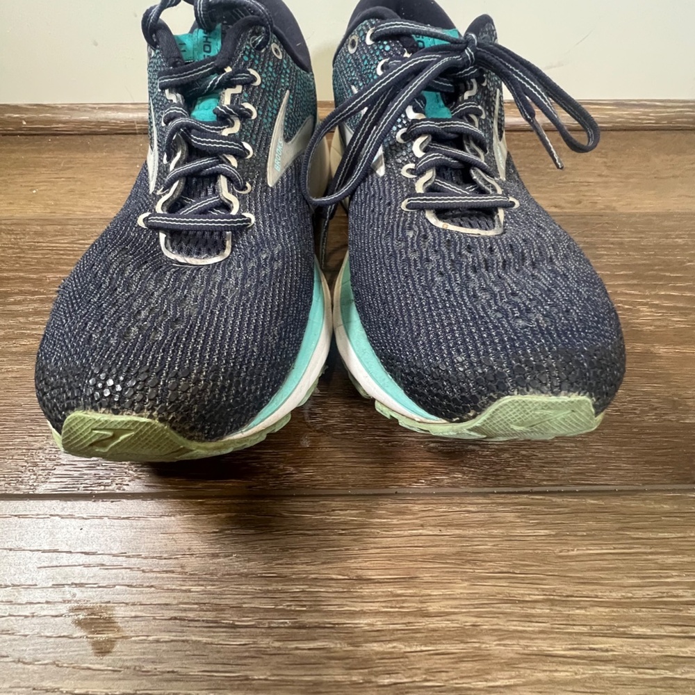 Brooks Ghost 11 Women's Running Shoes Navy/teal Size 10 - Picture 4 of 10